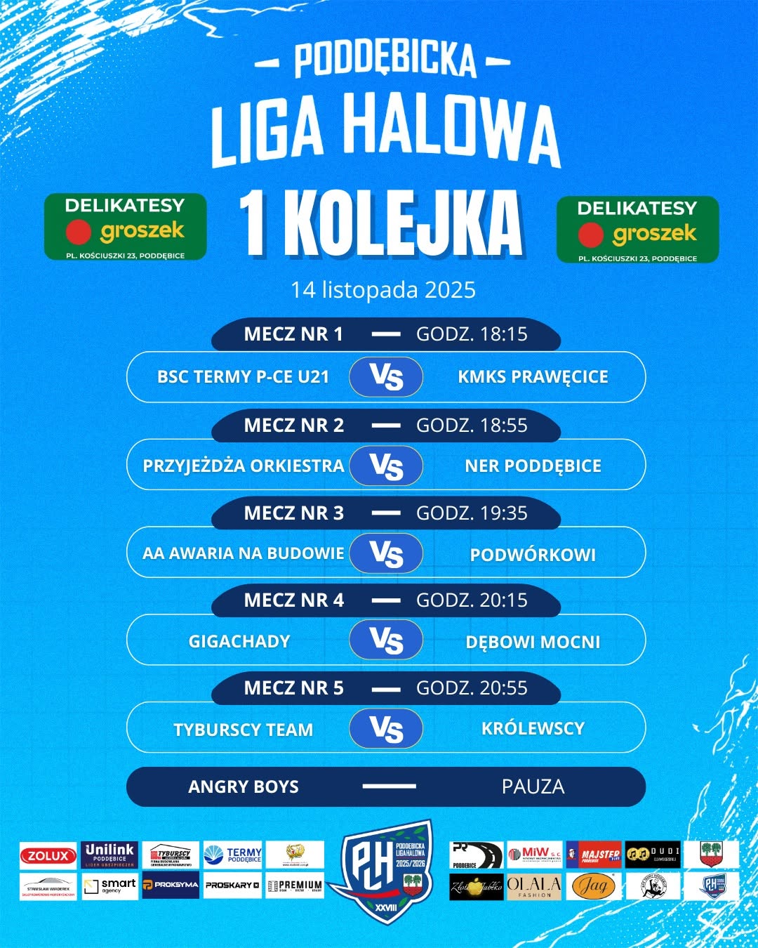 1. kolejka PLH - wyniki