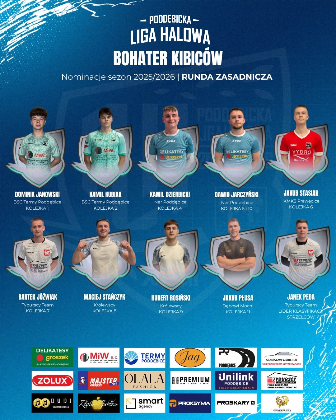 Bohaterowie kibiców PLH 2025/2026